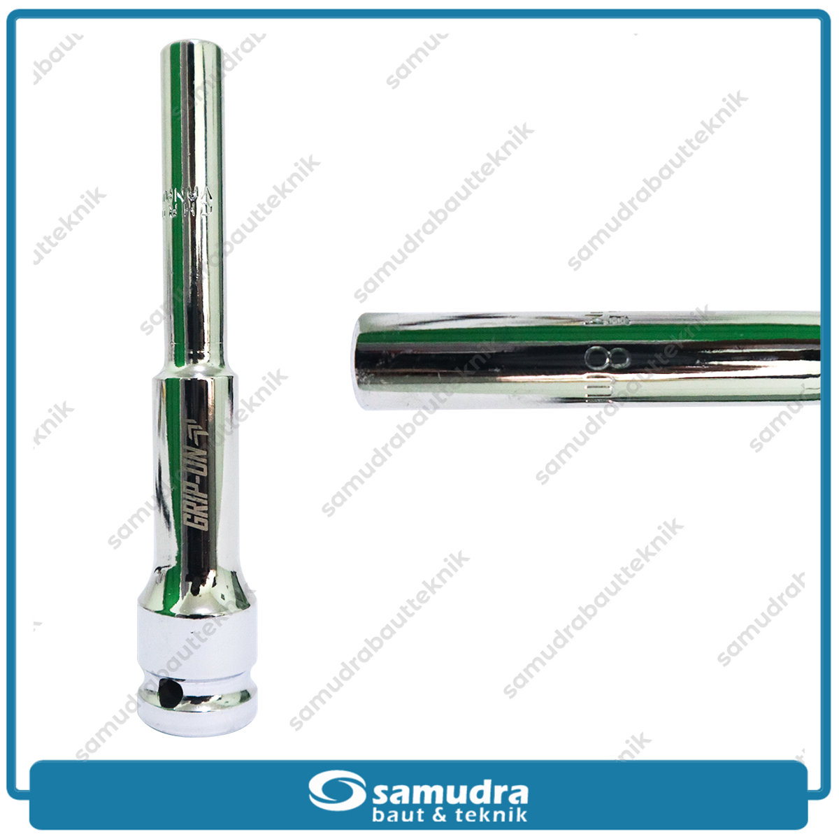GRIPON 88-461 Mata Sok Panjang 1/2" 8 mm / Extra Deep Socket
