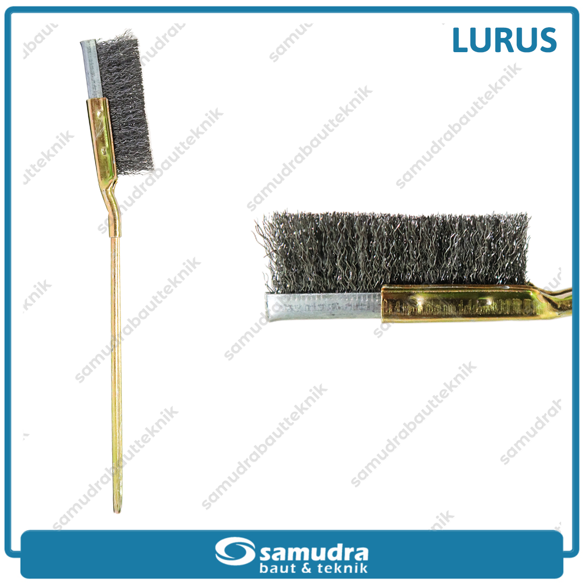 K55 K55-ER-SHB-01 Sikat Kawat Gagang Besi Lurus