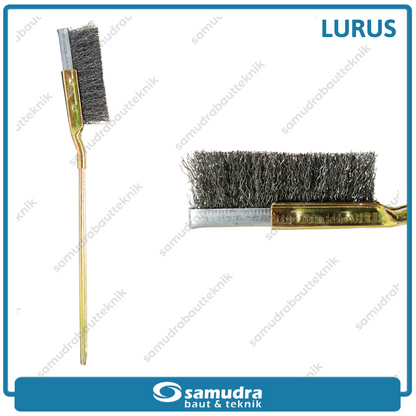 K55 K55-ER-SHB-01 Sikat Kawat Gagang Besi Lurus