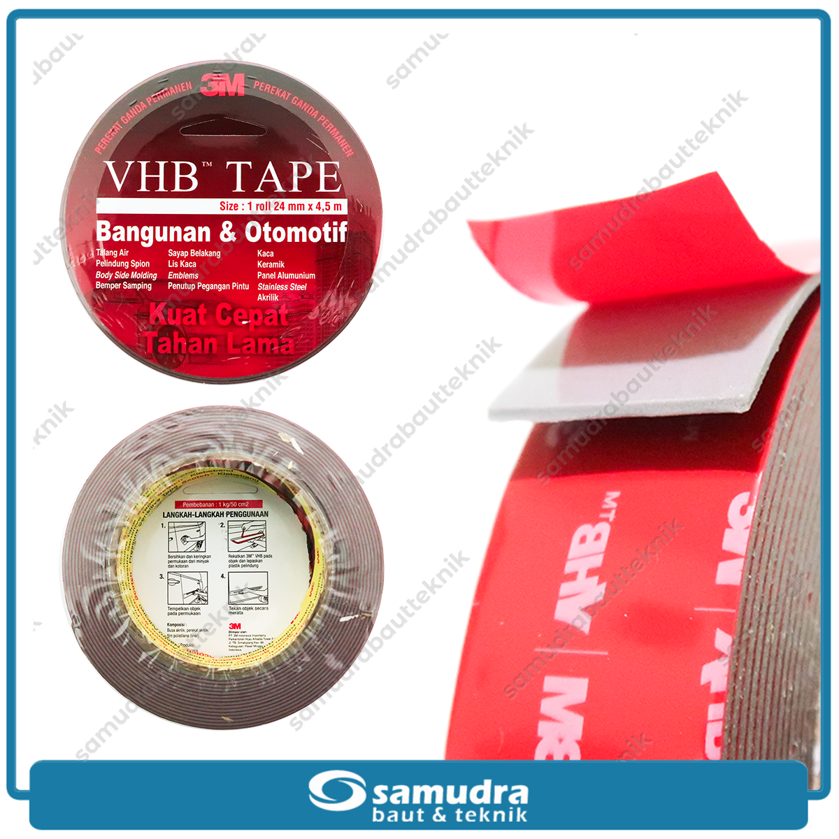 3M Double Tape VHB 24 mm x 4.5 meter
