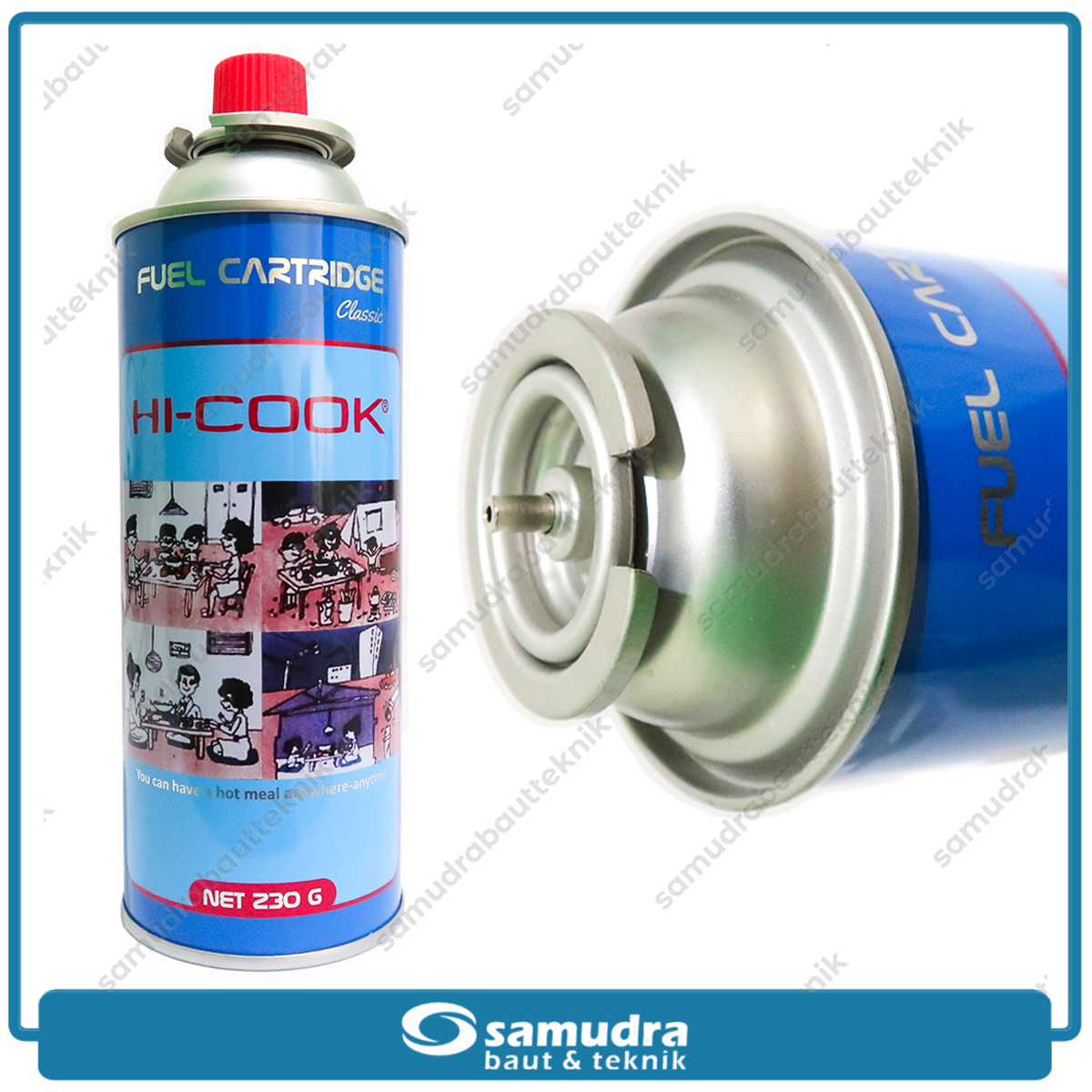 HI-COOK Tabung Gas Kaleng 230 gram