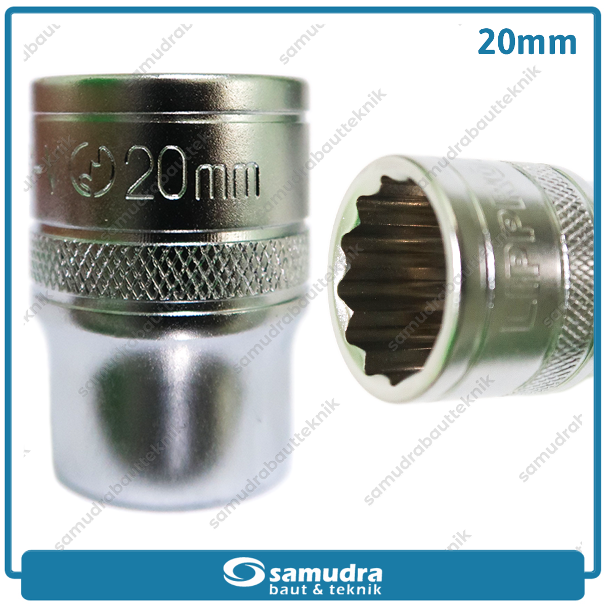 LIPPRO 3126M-20 Mata Sok 1/2" 12PT 20 mm