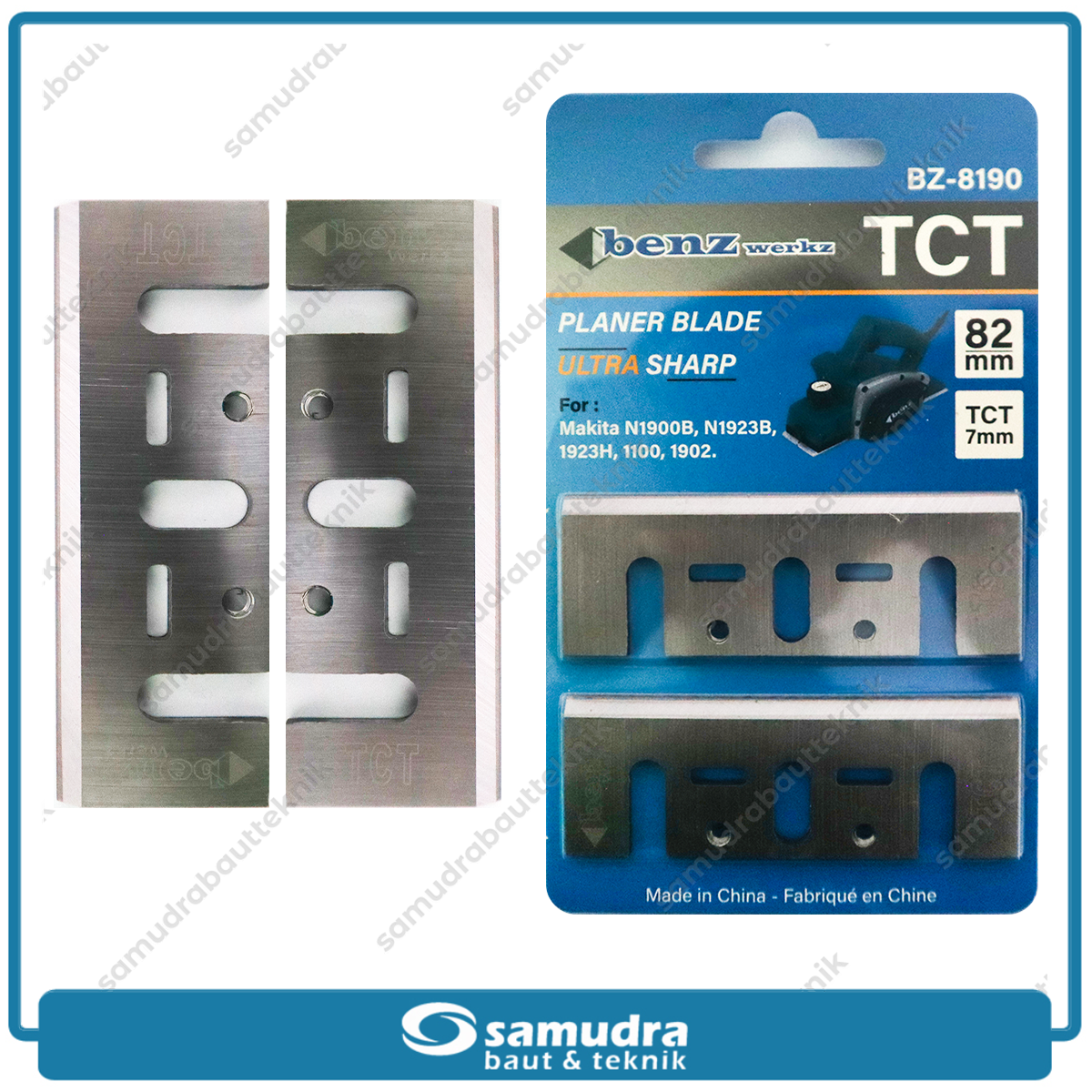 BENZ BZ-8190 Mata Serut TCT 82 mm / Planner Blade