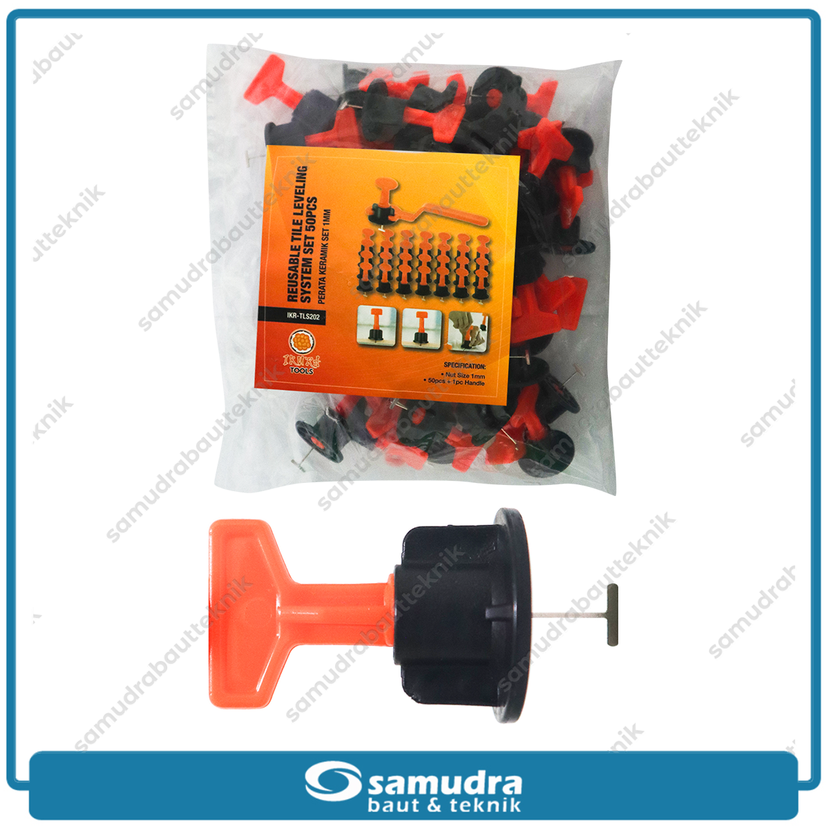 IKURA IKR-TLS202 Perata Keramik Putar 1 mm Set 50 Pcs