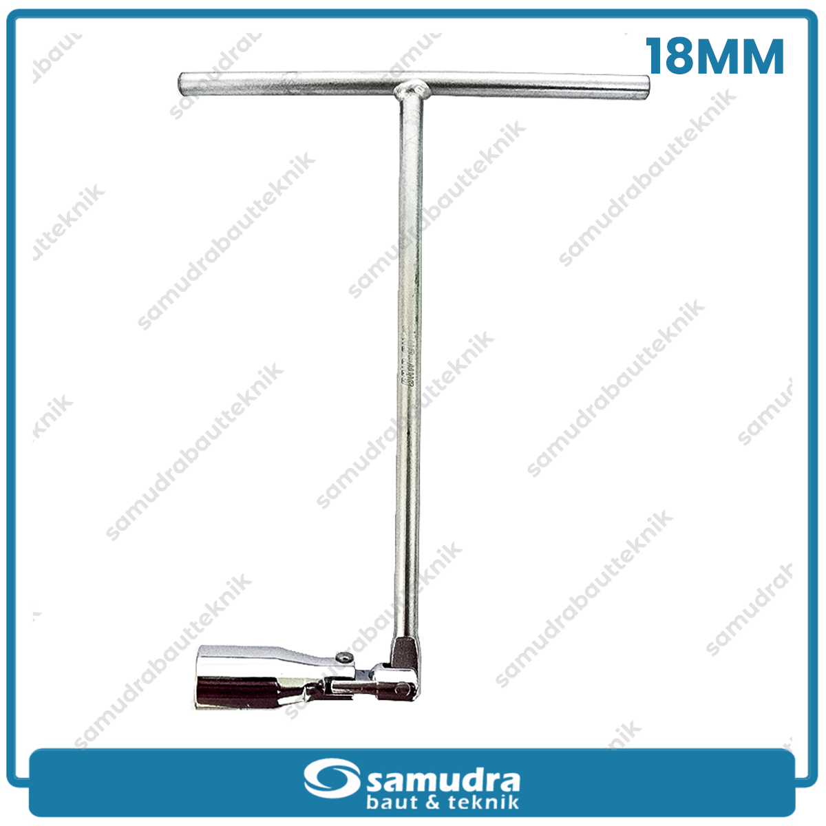 GRIPON 88-018 Kunci Sok T Busi Fleksibel Chrome 18 mm