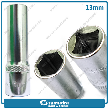 LIPPRO 3230M-13 Mata Sok Panjang 1/2" 6PT 13 mm / Deep Socket