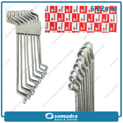 DIAMOND Kunci Ring Set 8 pcs 6-22 mm