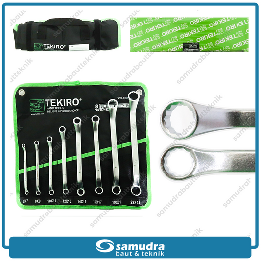 TEKIRO WR-SE0301 Kunci Ring Set 8 pcs (6-24 mm)