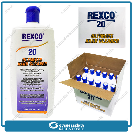 REXCO 20 Ultimate Hand Cleaner 443.5 ml  isi 12 pcs