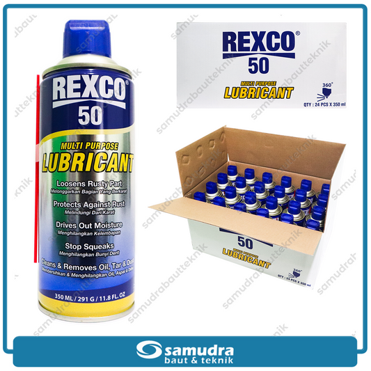 REXCO 50 Multi Purpose Lubricant 350 ml  isi 24pcs