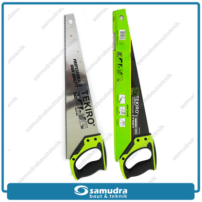 TEKIRO GT-HS1555 Gergaji Tangan Gagang TPR 3 Mata 20"