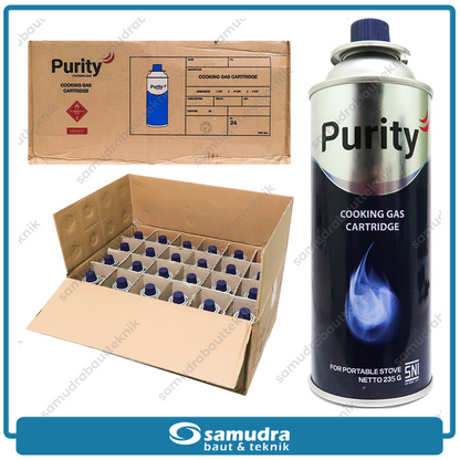 PURITY Tabung Gas Kaleng 235 gram - 24 pcs