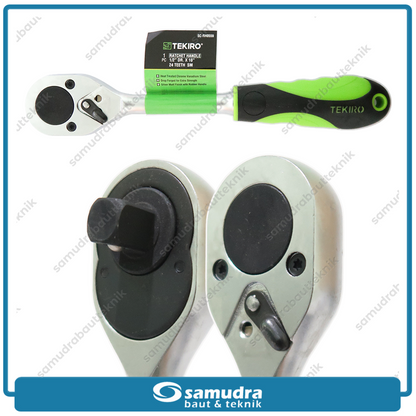 TEKIRO SC-RH0559 Ratchet Handle Kuning Hijau 1/2"x10"