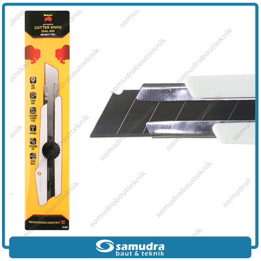 BISON DIAL-500 Pisau Cutter Besar 18 mm