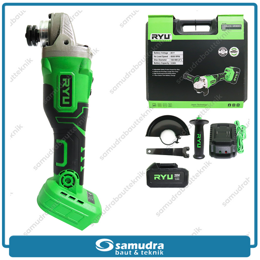 RYU RCG20V Mesin Gerinda Baterai 20V / Cordless Grinder