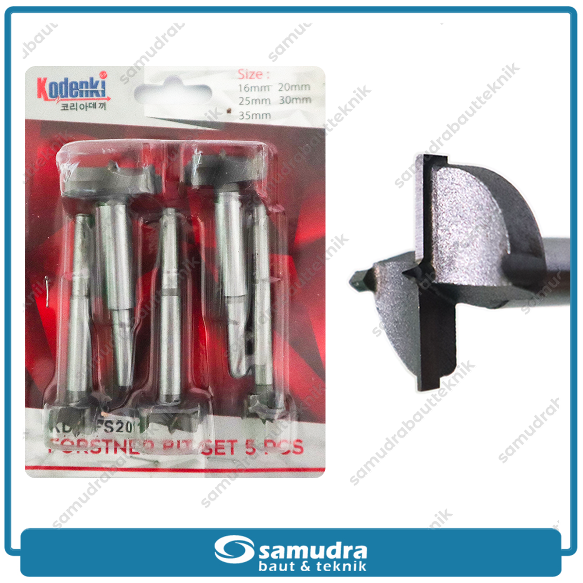 KODENKI KDK-FS201 Mata Bor Forstner Set 5 pcs (16-35 mm)