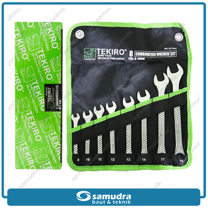 TEKIRO WR-SE1644 Kunci Ring Pas Set 8 pcs (8-19 mm)