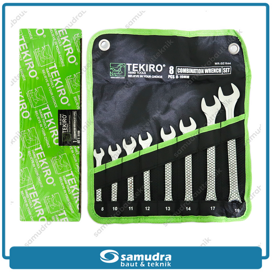 TEKIRO WR-SE1644 Kunci Ring Pas Set 8 pcs (8-19 mm)