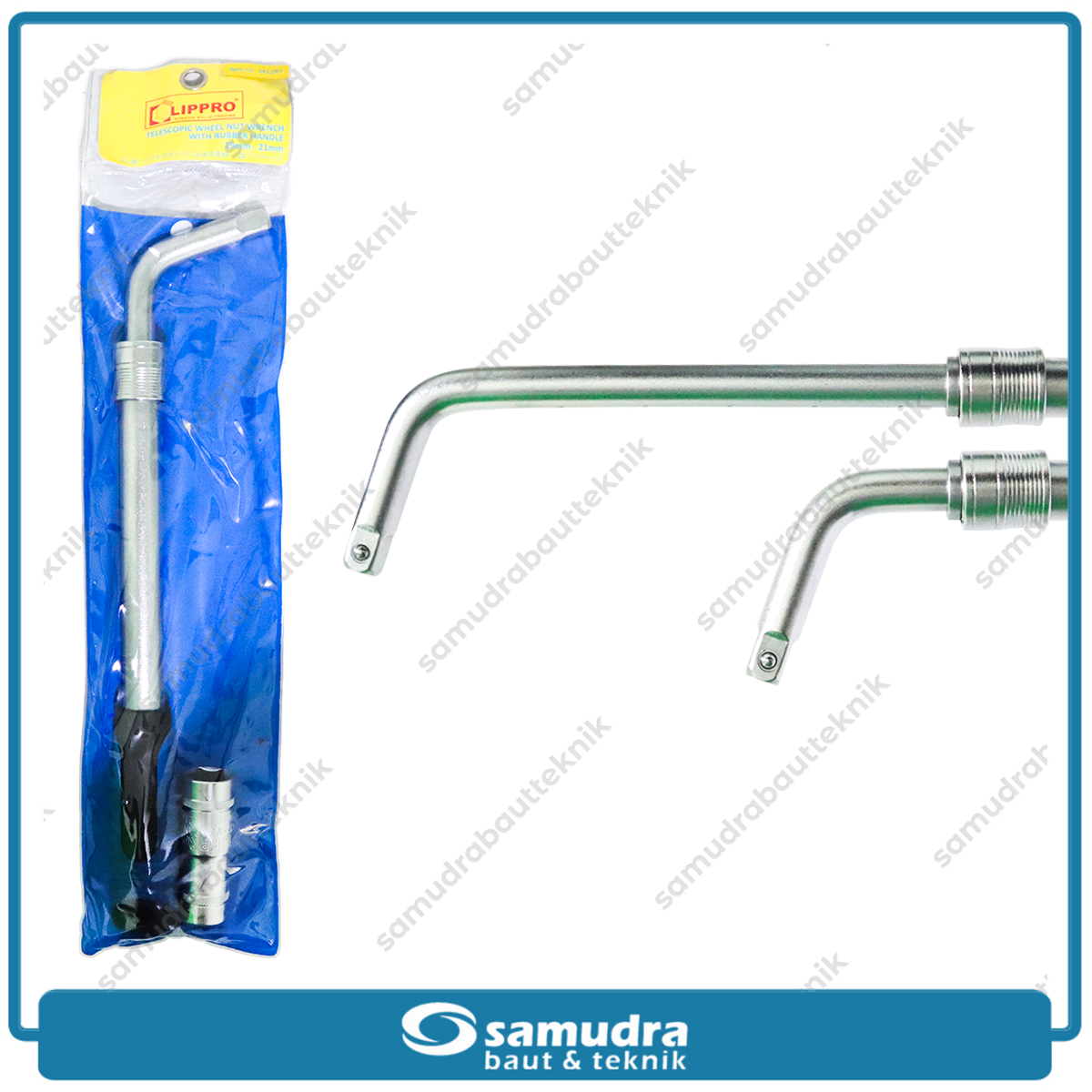 LIPPRO 3422RT Kunci Roda Tarik 19-21 mm