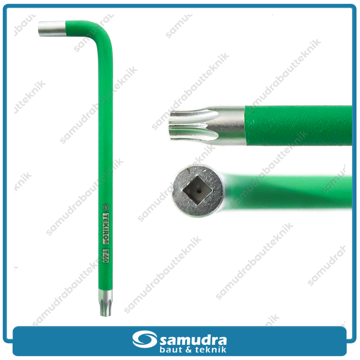 TEKIRO HK-AW1230 Kunci Stel Klep Motor L Bintang T40 Set 6 pcs