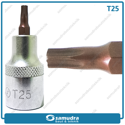 LIPPRO 3410TT-T25 Mata Sok Bintang 1/2" T25
