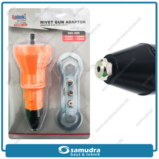 KODENKI KDK-RGA202 Adaptor Rivet Mesin Bor