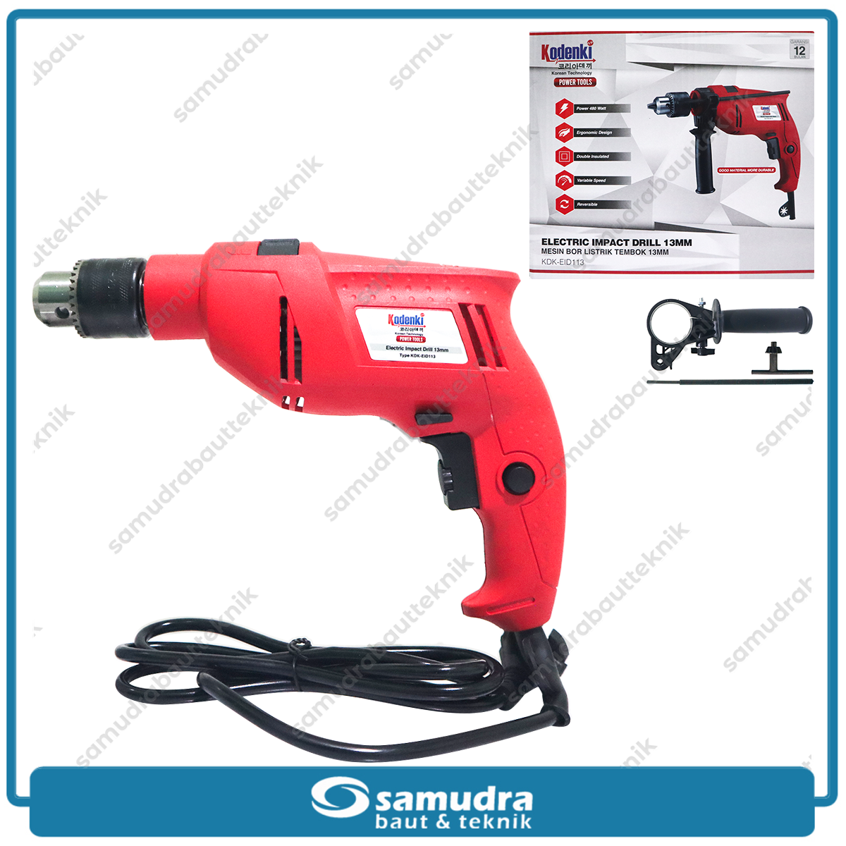 KODENKI KDK-EID113 Mesin Bor Listrik 13 mm / Impact Drill
