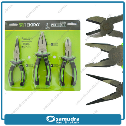TEKIRO PL-PS1974 Set 3 Pcs Tang Kombinasi Potong Lancip