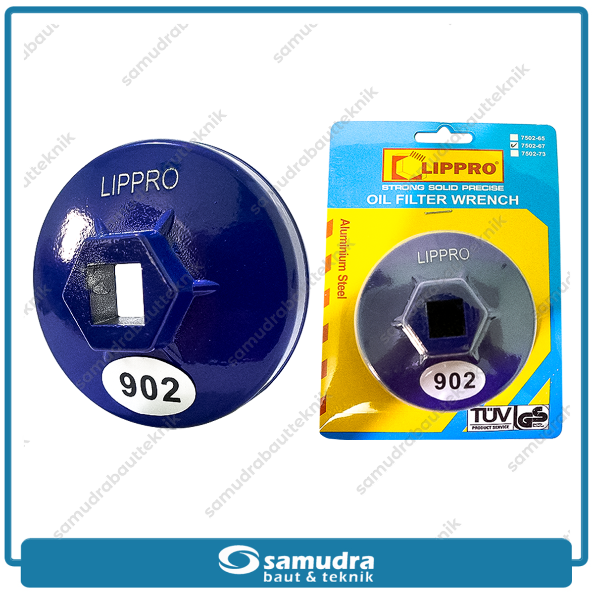 LIPPRO 7502-67 Kunci Filter Oli Mangkok No. 67 / Oil Filter Wrench