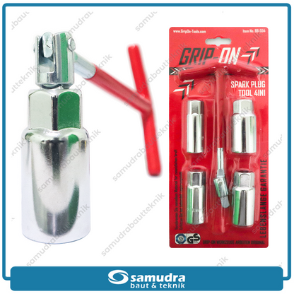 GRIPON 88-554 Kunci Sok T Busi 4 in 1 (14 mm, 16 mm, 18 mm, 21 mm)