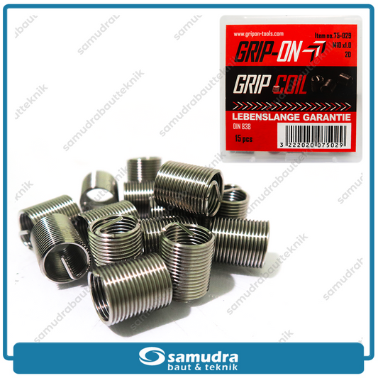 GRIPON 75-029 Grip Coil 10 x 1.0 2D - 15 pcs / Mur Tambah Daging