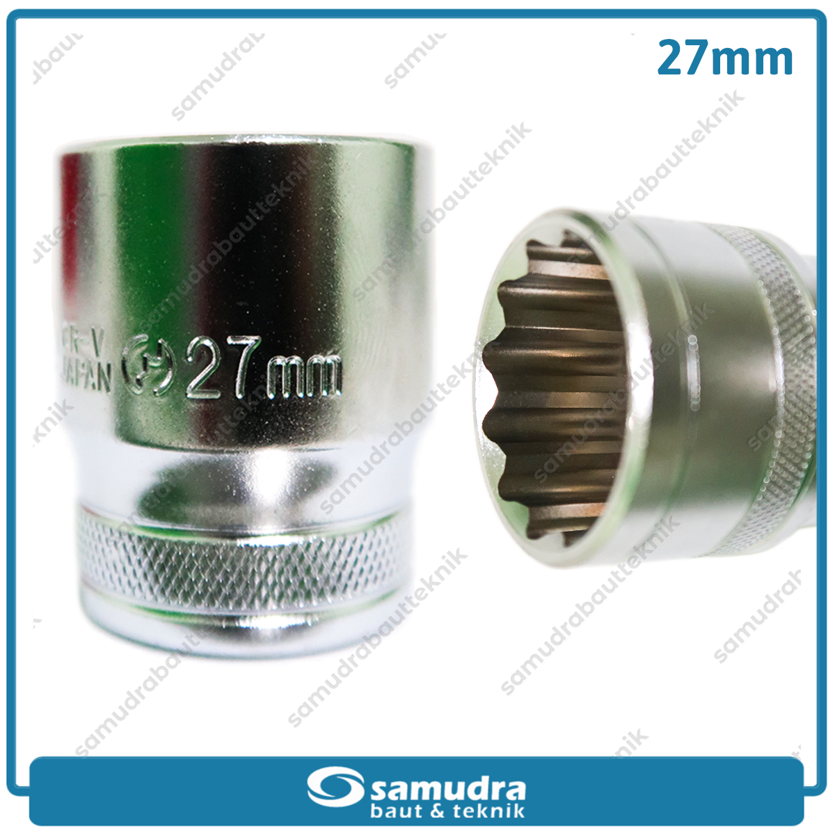 LIPPRO 3126M-27 Mata Sok 1/2" 12PT 27 mm