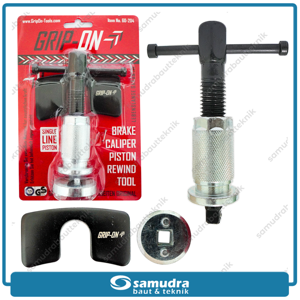 GRIPON 60-204 Brake Caliper Piston Rewind Tool / Pendorong Piston Kaliper