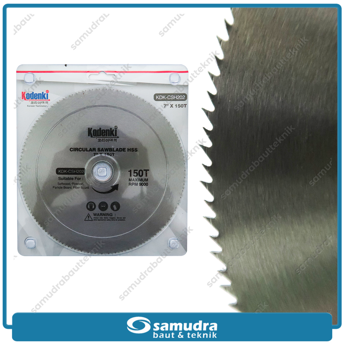 KODENKI KDK-CSH202 Circular Saw Blade HSS 7" x 150T