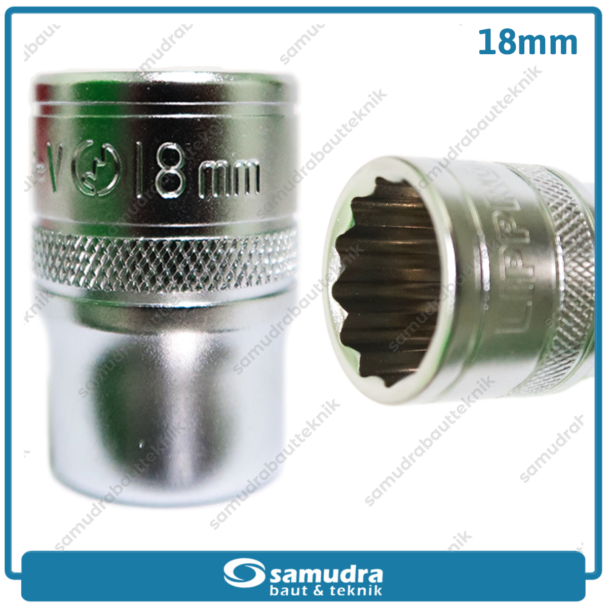 LIPPRO 3126M-18 Mata Sok 1/2" 12PT 18 mm