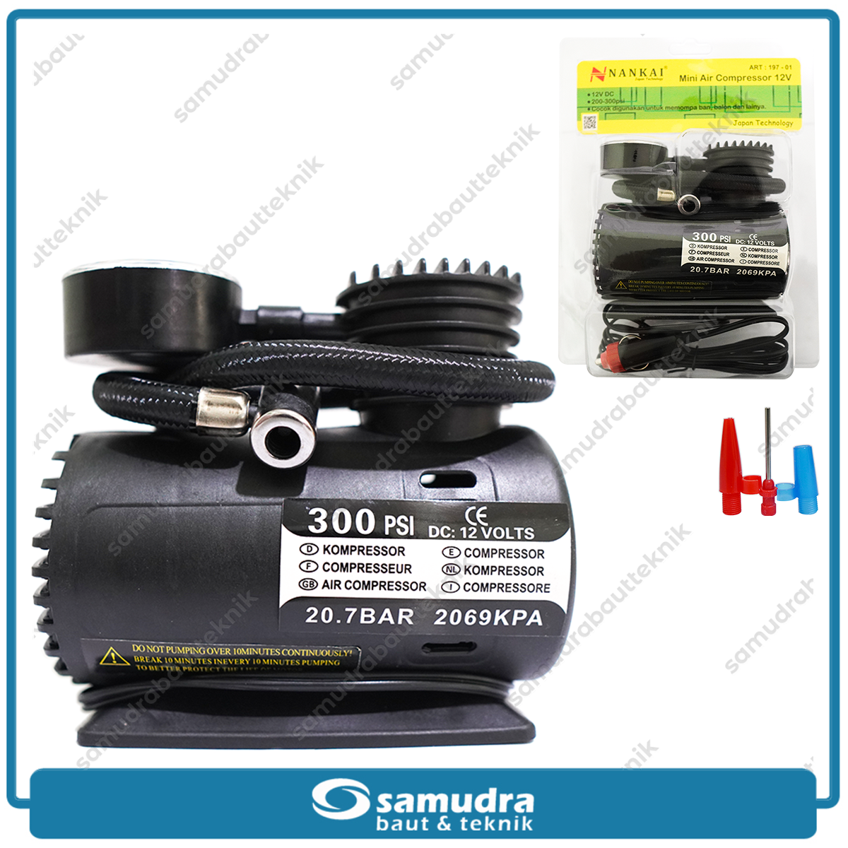 NANKAI 197-01 Kompresor Mini DC 12V / Mini Air Compressor