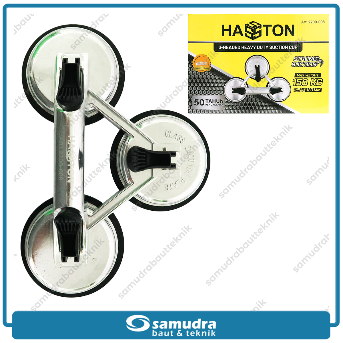 HASSTON 2200-008 Kop Kaca Tiga Kaki Body Besi