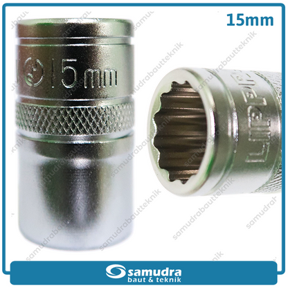 LIPPRO 3126M-15 Mata Sok 1/2" 12PT 15 mm