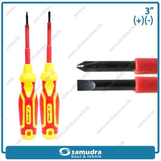 [PAKET] 2 Set ATS 3 Inch Obeng Listrik Plus Minus Electric Screwdriver