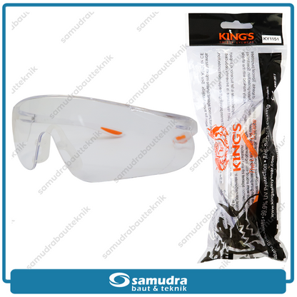 KINGS KY1151 Kacamata Safety Bening