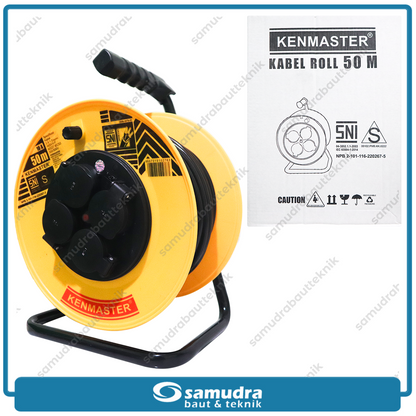 KENMASTER KBRL-034 Kabel Rol SNI 4 Lubang 50 Meter