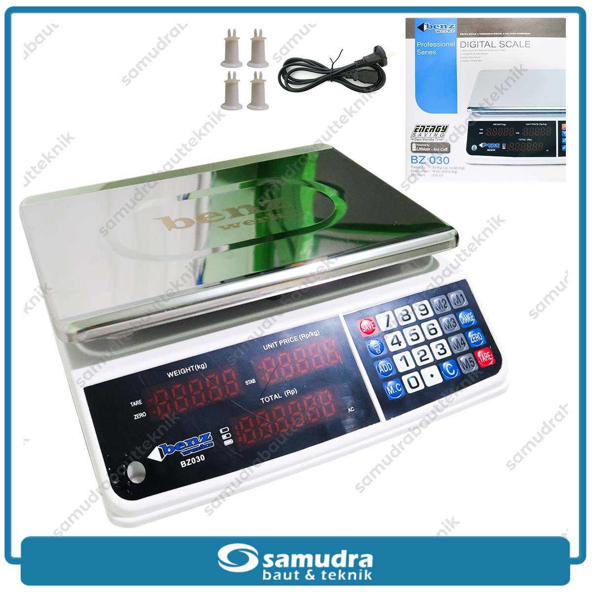 BENZ BZ-030 Timbangan Duduk Digital 30 kg