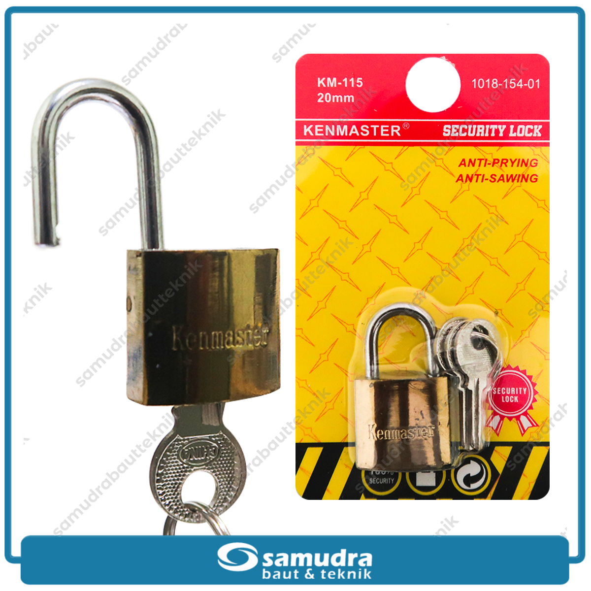 KENMASTER KM-115 Gembok Iron 20 mm Short GMBK-099