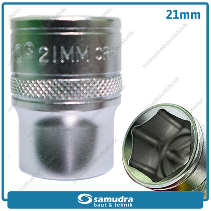 TEKIRO SC-SC0387 Mata Sok 1/2" 6PT 21 mm