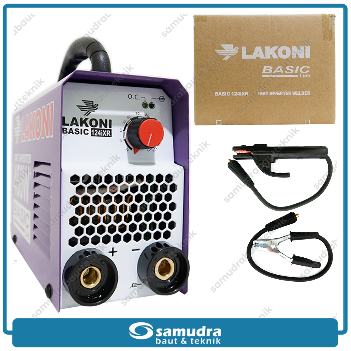 LAKONI BASIC-124iXR Mesin Las Listrik IGBT 120A 450 Watt