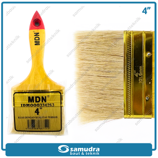 MDN 633-N Kuas Cat Putih 4"