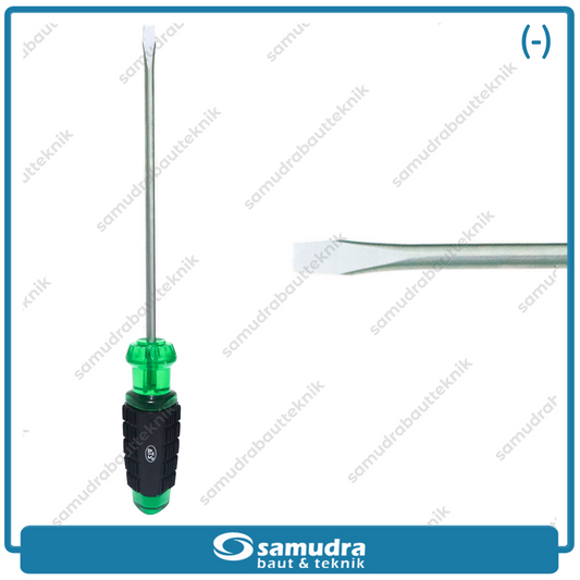 ATS ACG1 Obeng Gagang Karet 8" Minus / Cushion Grip Screwdriver