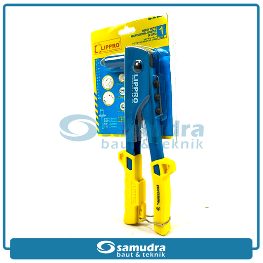 LIPPRO 5808-03 Tang Rivet 4 Mata New Kuning Biru