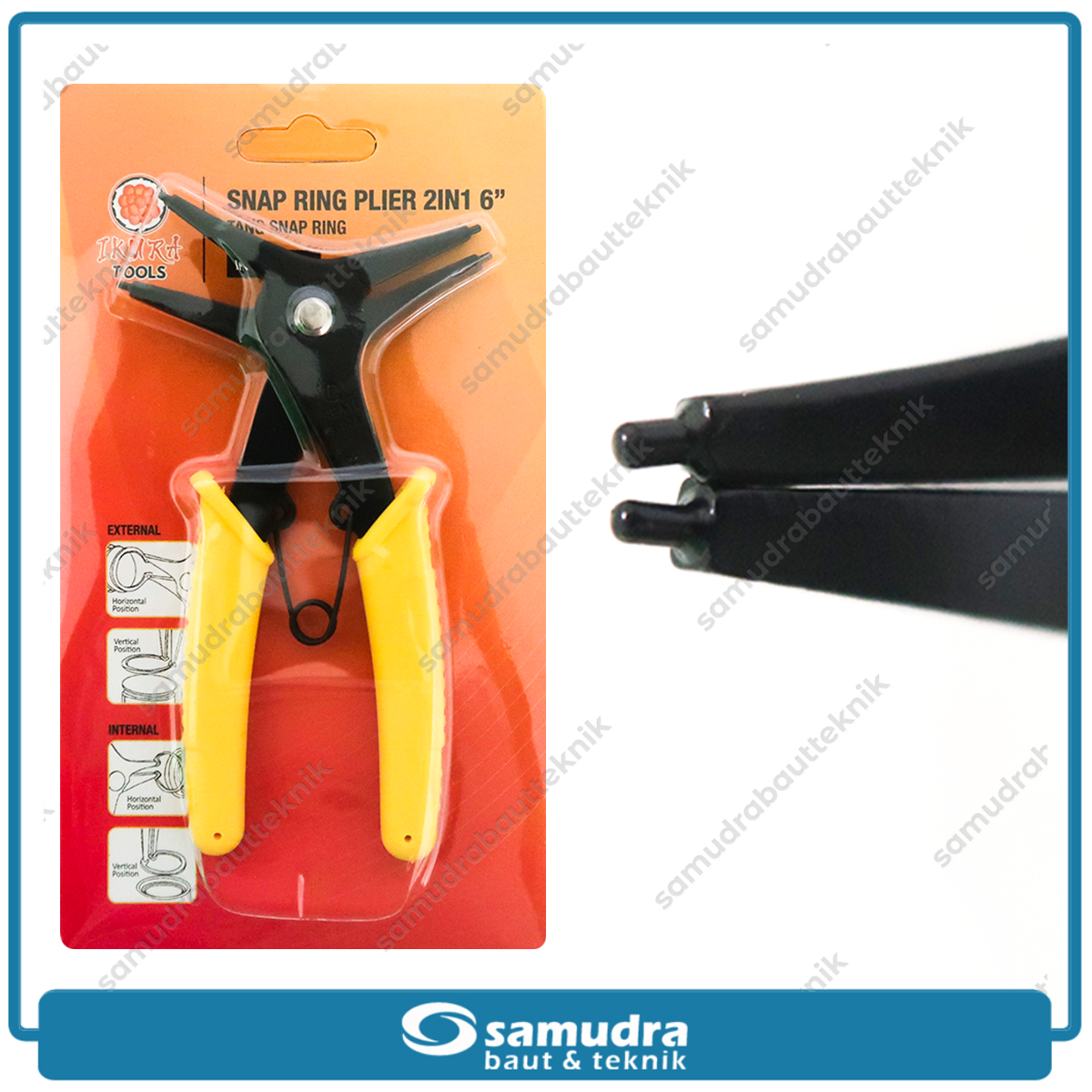 IKURA IKR-SRP201 Tang Snap Ring 6" 2 in 1