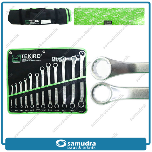 TEKIRO WR-SE0302 Kunci Ring Set 12 pcs (6-32 mm)